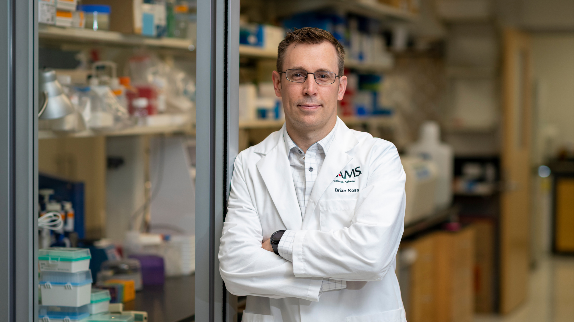 Brian Koss, Ph.D., a researcher with the UAMS Winthrop P. Rockefeller Cancer Institute, is the state’s first recipient of the prestigious National Institutes of Health (NIH) Director’s Early Independence Award.