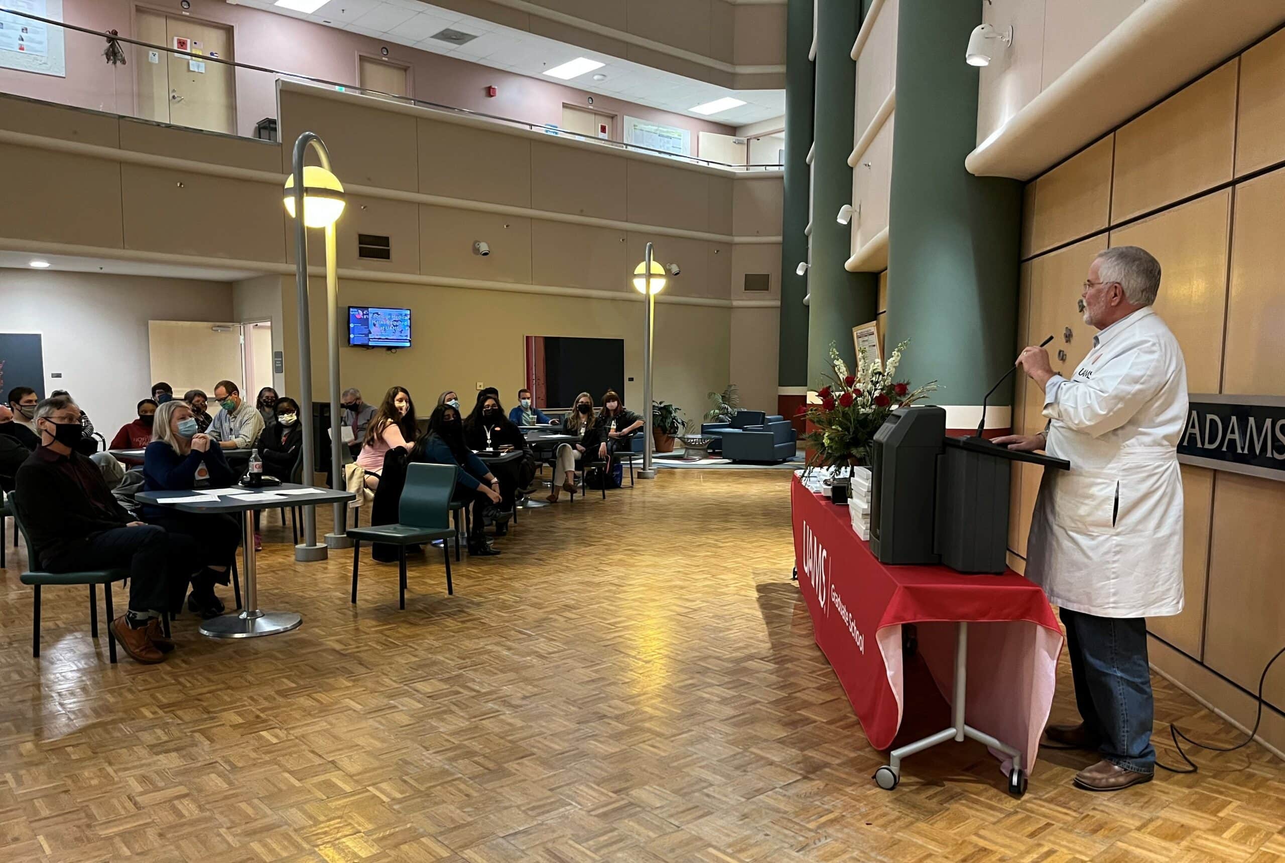 "One of the best lessons this pandemic has taught us is there are lots of ways to do things right," Graduate School Dean Robert McGehee Jr., Ph.D. told a crowd of about 50 students, faculty and staff at a recent Annual Winter Awards reception.