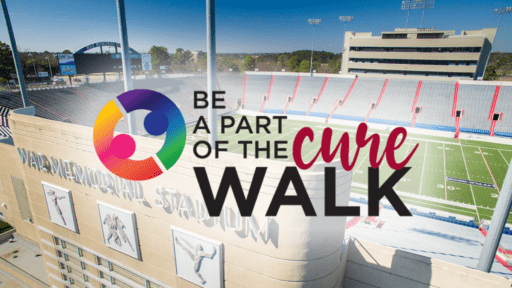 Be A Part of the Cure Walk Logo