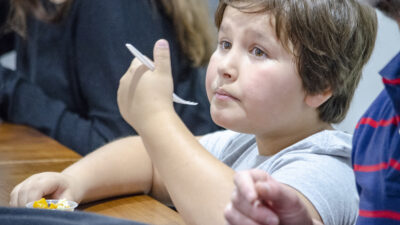 Kid eating