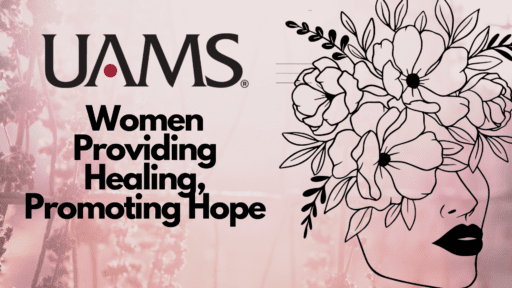 Women were encouraged to take time for themselves at the virtual art event “UAMS Women: Providing Healing, Promoting Hope.”