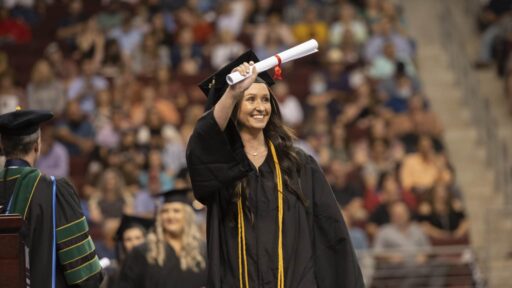 Degrees and certificates were conferred to 942 graduates of the University of Arkansas for Medical Sciences' five colleges and graduate school on May 21.