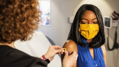 African-American women received vaccine