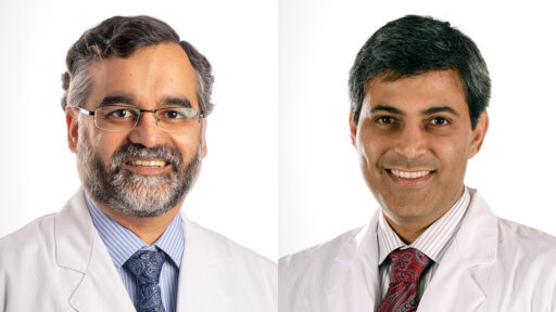 Tuhin Virmani, M.D., Ph.D., left, and Rohit Dhall, M.D.