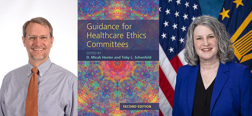 Cambridge University Press recently published a second edition of 'Guidance for Healthcare Ethics Committees,' co-edited by Micah Hester, left, and Toby Schonfeld, right.