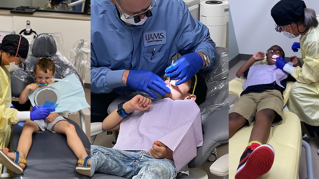 More than 70 children received preventative care at two Summer of Smiles clinics.