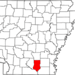 Bradley County on Arkansas Map