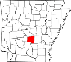 Grant County on Arkansas Map