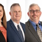 The UAMS College of Health Professions recently promoted four members of its faculty. Left to right, they are: Melissa Halverson, Nathan Johnson, Paul Nelson and Ashley McMillan.