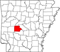 Garland County on Arkansas Map