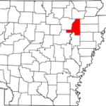 Jackson County on Arkansas Map