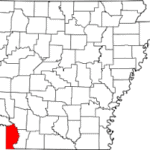 Miller County on Arkansas Map
