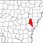 Monroe County on Arkansas Map