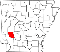 Pike County on Arkansas Map