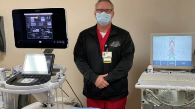 Steven R. Schulze, B.S., RVT, technical director of the vascular labs.