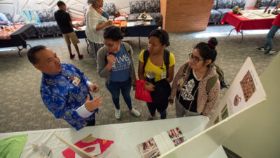 Toan Bui shares information about Vietnam during the 2019 International Fest. Bui served as the moderator for this year's virtual panel discussion.