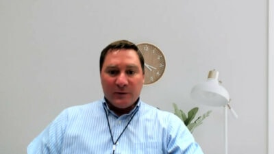 Jeffrey DeSantis, educational coordinator for the physician’s assistant program in the College of Health Professions, talks about the problems that colorblind people experience in the workplace and in everyday life.