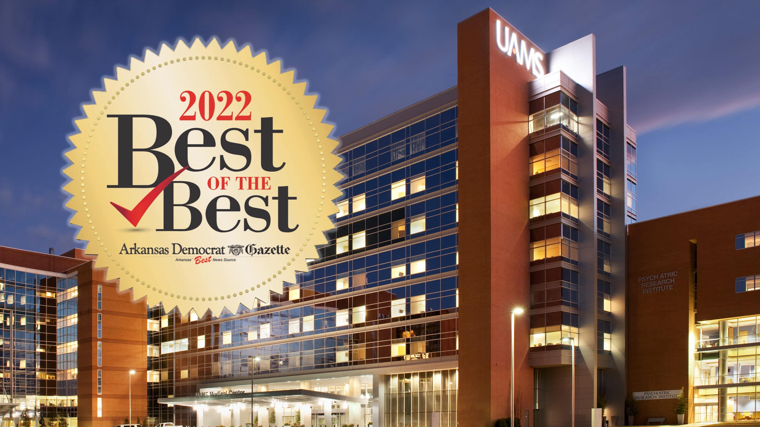 Readers of the Arkansas Democrat-Gazette voted UAMS the Best Company to Work For among companies with 250 employees or more.