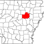 White County on Arkansas Map