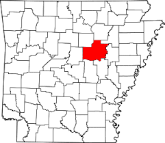 White County on Arkansas Map