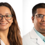 Maria Ruiz and Mausam Patel, new oncologists at the UAMS Winthrop P. Rockefeller Cancer Institute