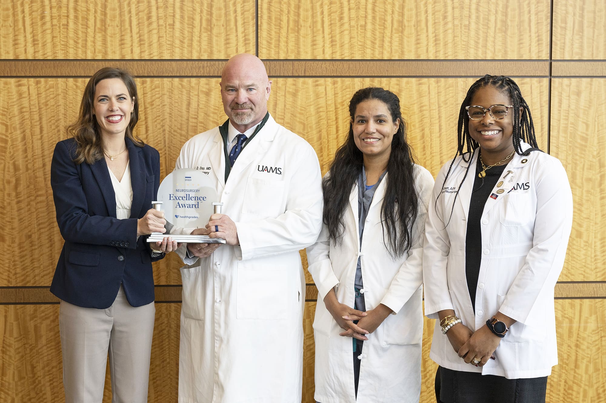 Healthgrades ranks the University of Arkansas for Medical Sciences (UAMS) among the top 5% of hospitals nationwide for cranial neurosurgery in 2023.
