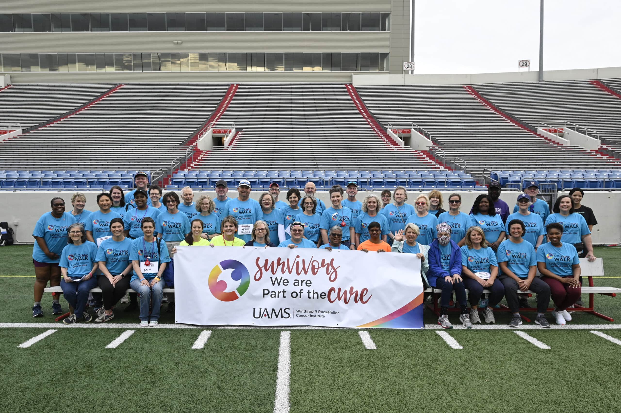 Cancer survivors were among the more than 1,000 walkers at the 2022 Be a Part of the Cure Walk. This year's event is set for May 6.