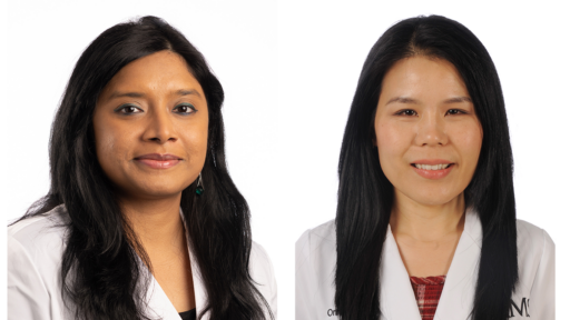 Shami Nandy, M.D., at left, and Onna Lau, M.D., at right, are new physicians at the Thomas and Lyon Longevity Clinic.