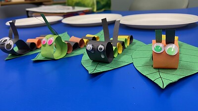 PRI Child Diagnostic Unit butterfly designs.
