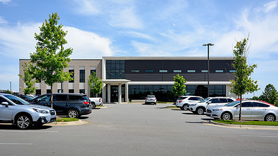 The front of the new Orthopaedic & Spine Clinic in North Little Rock, before signage is added.