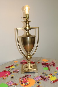 The OT Olympics Trophy on display in the OT department.