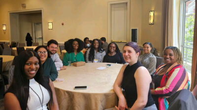Students from the University of Arkansas for Medical Sciences chapter of the Student National Pharmaceutical Association attend the organization's regional conference in New Orleans.