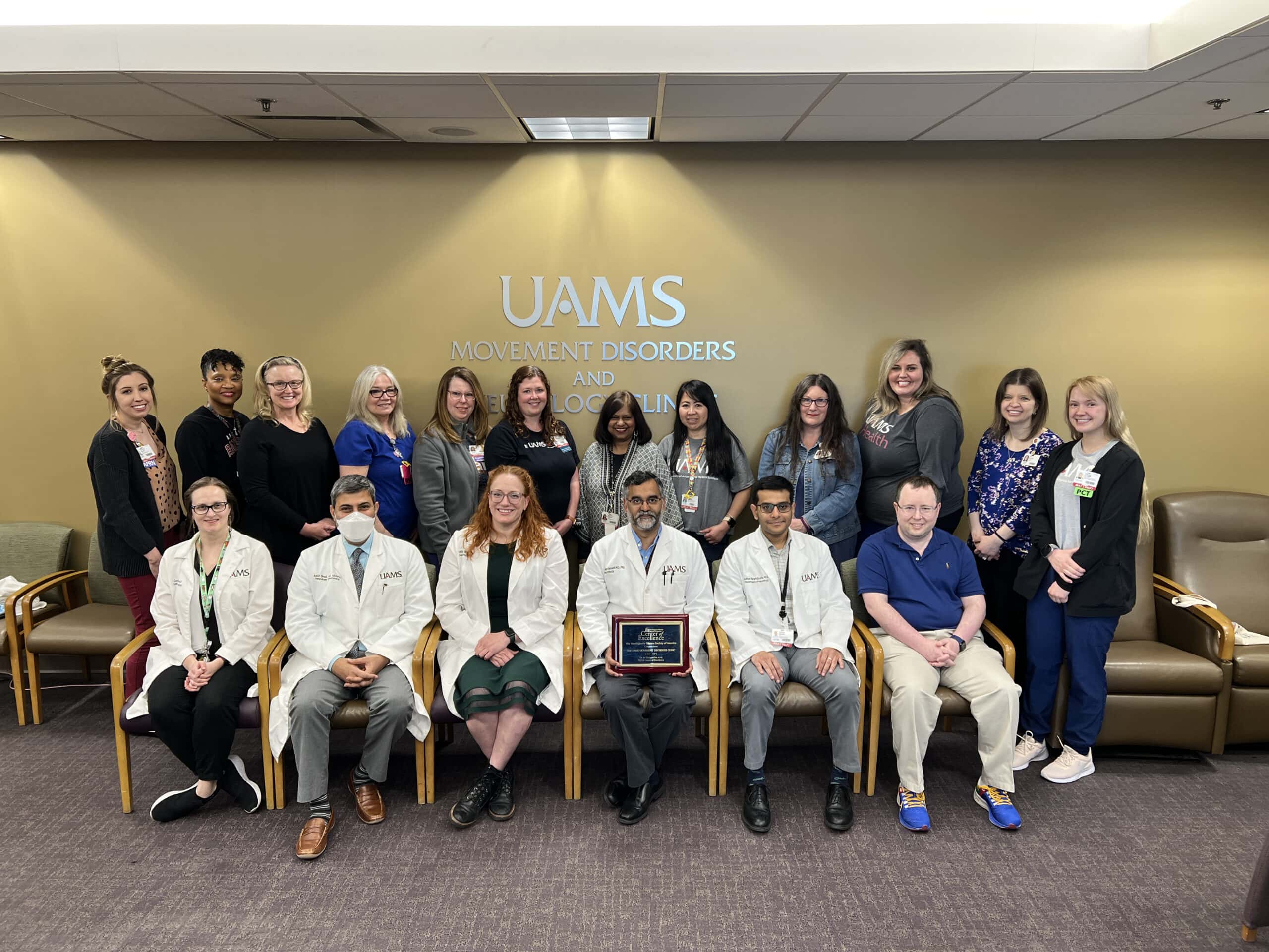 Members of the UAMS Movement Disorders Team