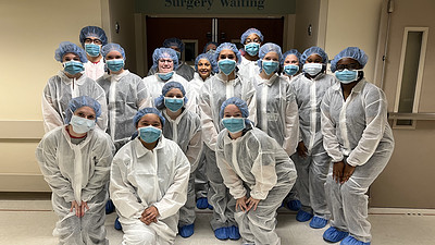 Students from the MASH camp in Texarkana gained exposure to health careers in a variety of medical settings, including the operating room of a local hospital.