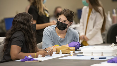 Masked COP Students