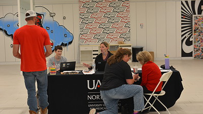 PT assessment event at the Northwest Arkansas Mall