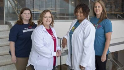 (Left to right) Christy Bunting, Amy Ford, Melissa Thomas, April Thomas.