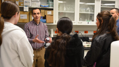 Abdelrahamam Fouda, Ph.D., an assistant professor of pharmacology and toxicology, discusses the research his lab performs.