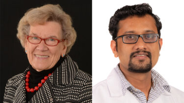 UAMS' Sue Griffin, Ph.D., and Meenakshisundaram, Balasubramaniam, Ph.D., led the discovery of the potential Alzheimer's drug for people with the inherited Alzheimer's gene.