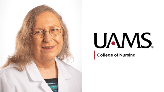 Leonie DeClerk (shown in this image), clinical associate professor in the UAMS College of Nursing, is a 2024 inductee in the Fellows of the American Association of Nurse Practitioners program.