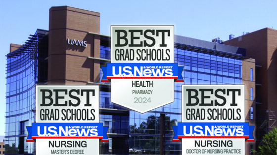 Nationwide, U.S. News & World Report ranked the UAMS College of Pharmacy 31st; the UAMS College of Nursing 45th; the UAMS College of Health Professions' occupational therapy program 79th and its physical therapy program 74th; and the UAMS Fay W. Boozman College of Public Health 88th among all graduate schools.