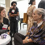 The College of Nursing reception offered an opportunity for donors to mingle with some of the students who benefit from scholarship assistance.