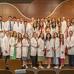 On Aug. 23, the Class of 2024 in the Physician Assistant Studies Program stood for one final group photo together after a valediction ceremony.