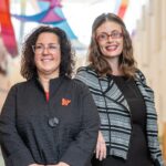 UAMS' Taren Massey-Swindle, Ph.D. (right), with her collaborator, Julie Rutledge, Ph.D., from Louisiana Tech University.