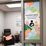 Photo of the lactation space at Center for Nonprofits at St. Mary’s