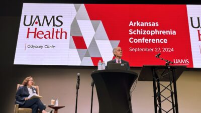 Brian Kirkpatrick, M.D., discusses some of the misconceptions about schizophrenia at the Arkansas Schizophrenia Conference.