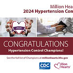 CDC Hypertension Control Champion Badge