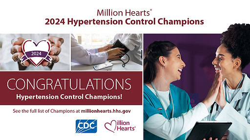 CDC Hypertension Control Champion Badge