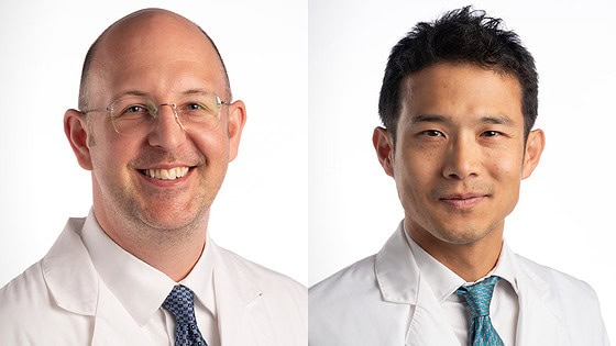 John R. Montgomery, M.D., (left) and Tsukasa Nakamura, M.D., Ph.D.