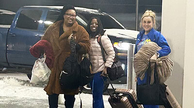 Many UAMS nurses and clinical staff arrived at work prepared to stay overnight and sleep at UAMS to care for patients.